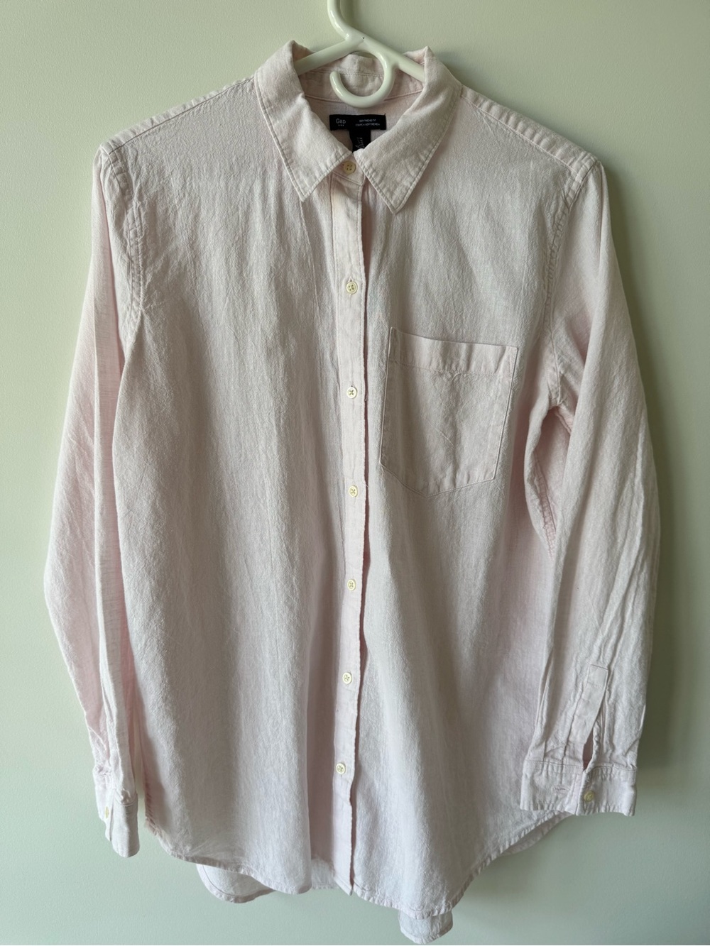 GAP Light Pink Button-Down Shirt